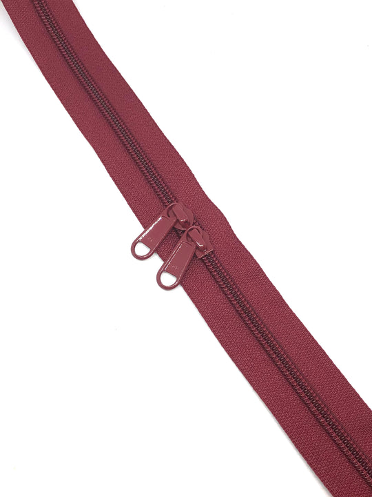 YKK Nylon No.5 Zip Chain -  Wine Red - Colour No 273