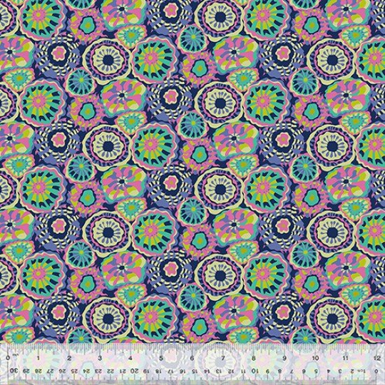 Atlantis - Anemones - 100% cotton fabric by Sally Kelly