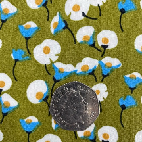 Cotton Lawn - avocado