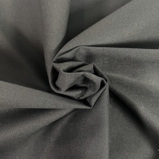 Cotton Solids - Black - Make + Believe organic cotton fabric