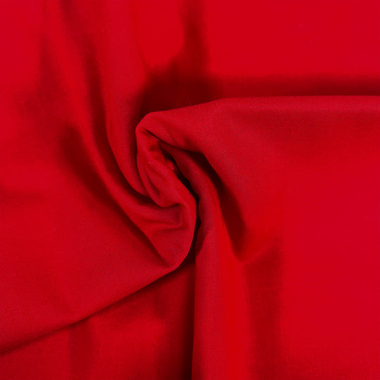 Cotton Solids - Cherry Red - Make + Believe organic cotton fabric