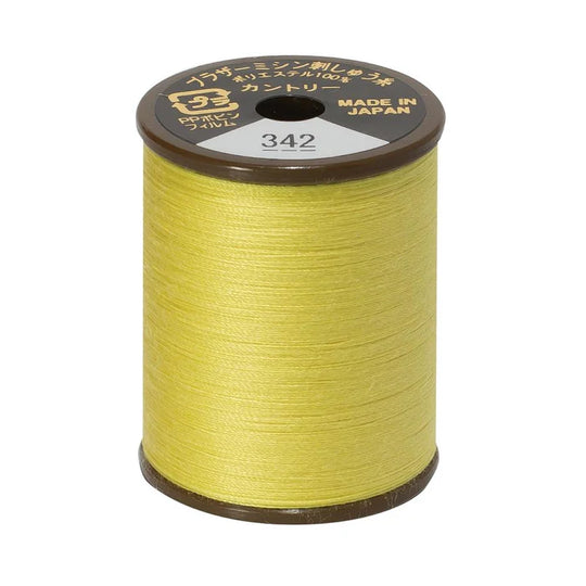 Brother Country Embroidery Thread, 342 Lemon Yellow