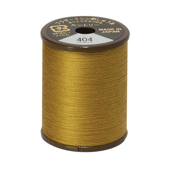 Brother Country Embroidery Thread, 404 Brass