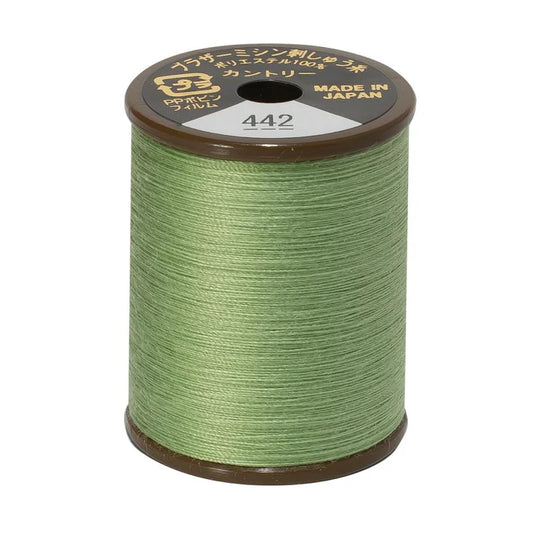 Brother Country Embroidery Thread, 442 lime Green