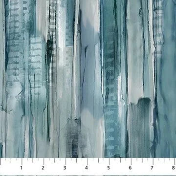 City Harbour blue multi stripe