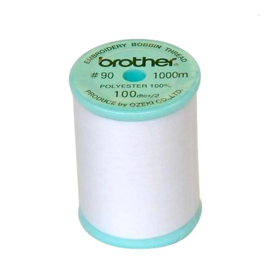 Brother Bobbin Thread White 90# 1000m