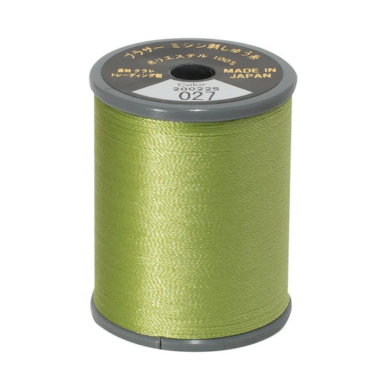 Brother Embroidery Thread 027 Fresh Green