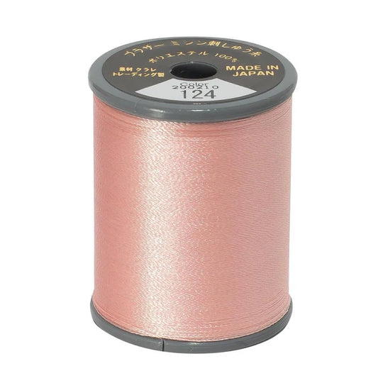 Brother Embroidery Thread 124 Fresh Pink