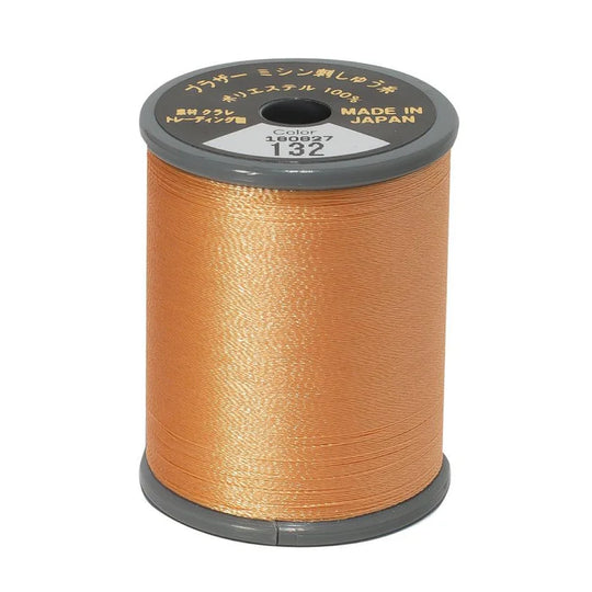 Brother Embroidery Flesh Tone Thread 132s Peach