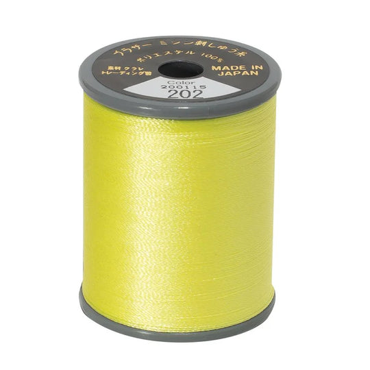 Brother Embroidery Thread 202 Lemon