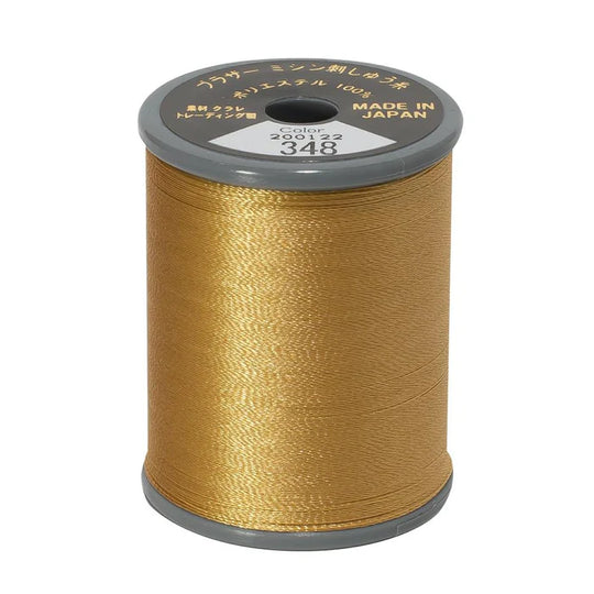 Brother Embroidery Thread 348 Khaki brown
