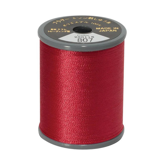 Brother Embroidery Thread 807 Carmine