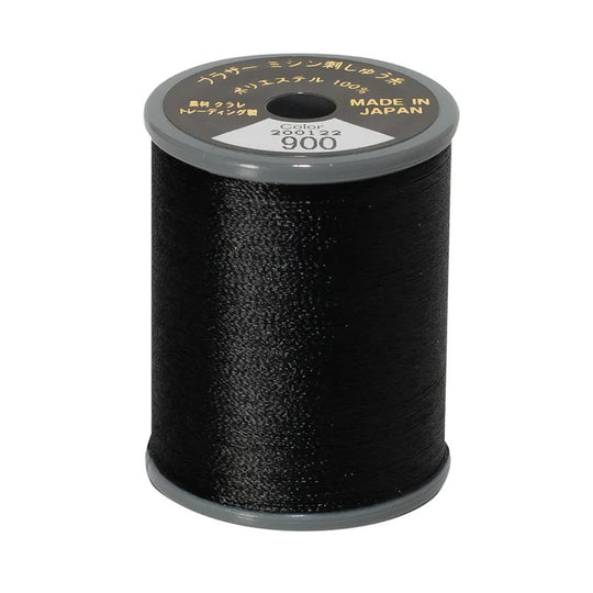 Brother Black Embroidery Thread 900