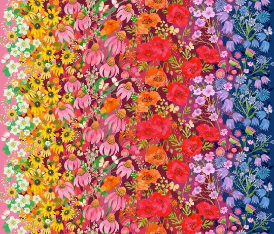 Superbloom jewel  - 100% Cotton Fabric