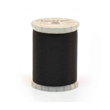Brother Bobbin Thread black 60# 1100m