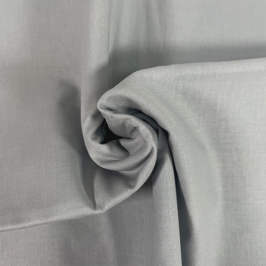 Cotton Solids - Light Grey - Make + Believe organic cotton fabric