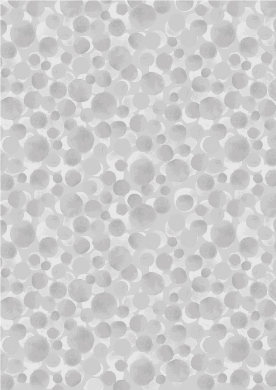 Bumbleberries 94Light grey - Lewis and Irene - 100% Cotton fabric