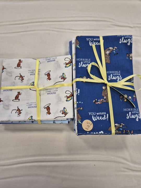 Bargain Fabric bundle - Blue Children's Theme including Matilda