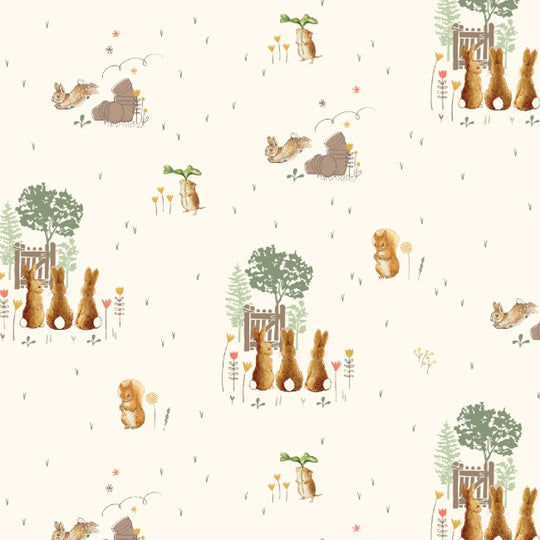 Meadow Tails - garden frolics Make+Believe organic 100% cotton