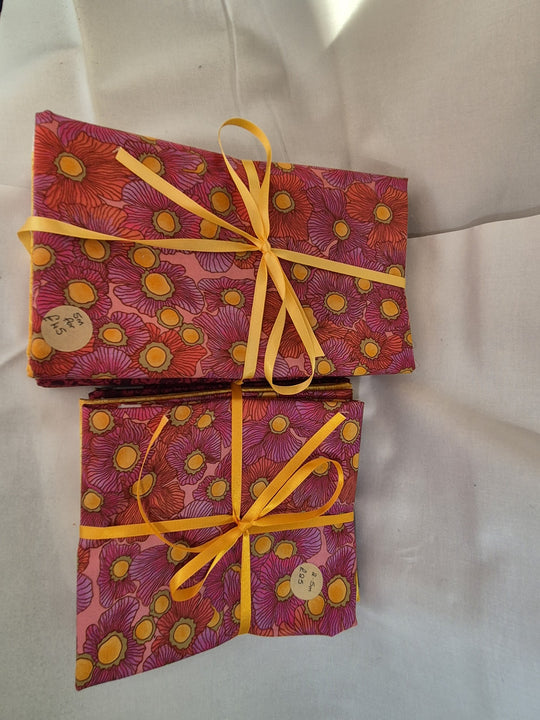Bargain Fabric Bundle - pink/yellow Floral Theme