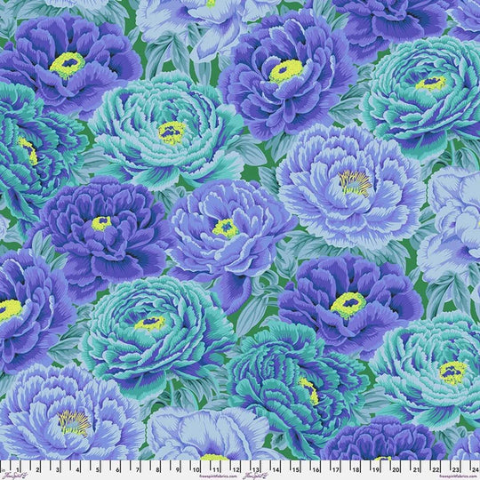 Kaffe Collective - Tibetan Peonies 136 blue