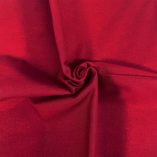 Cotton Solids - Ruby Red - Make + Believe organic cotton fabric