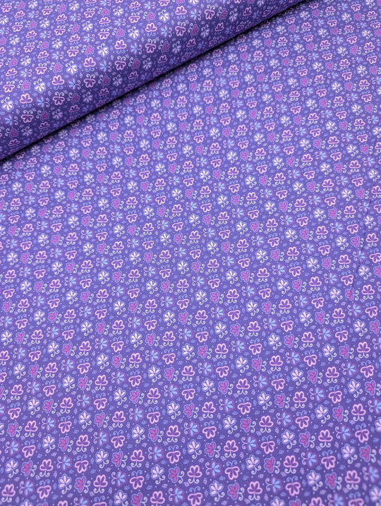 Paisley Hues purple clover