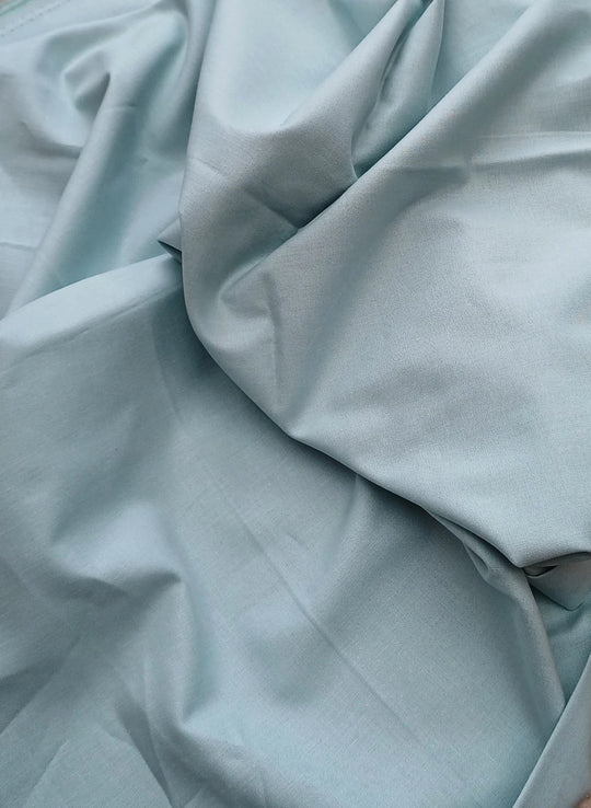 Cotton Solids - seafoam - Make + Believe organic cotton fabric