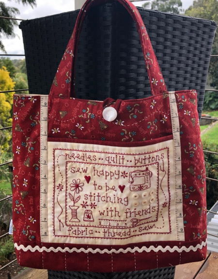 Happy Stitching Pattern Gail Pan Sew Happy stitching bag Sewing Pattern | Superior Sewing UK