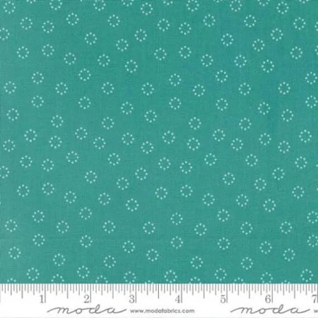 Strawberry Lemonade -Teal Daisy  100% Cotton Fabric