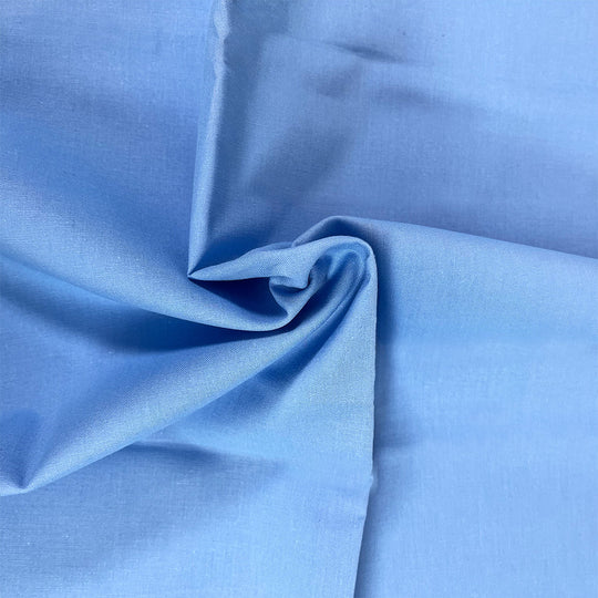 Cotton Solids - Sky Blue - Make + Believe organic cotton fabric