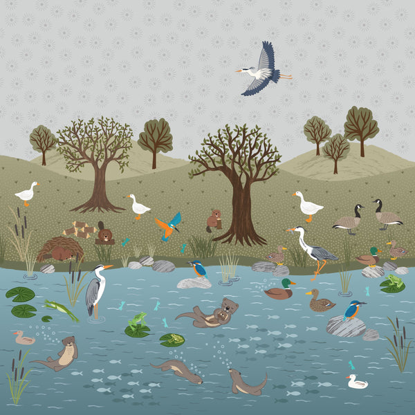 Small Things Rivers and creeks panel large