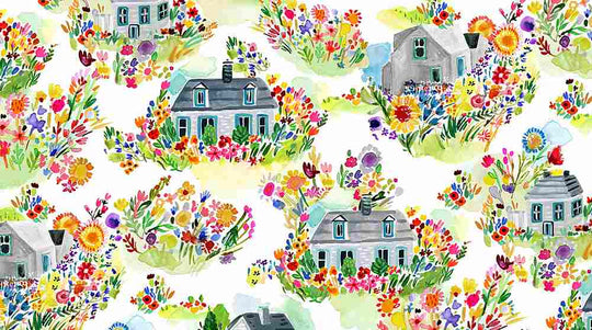 Summer cottage white