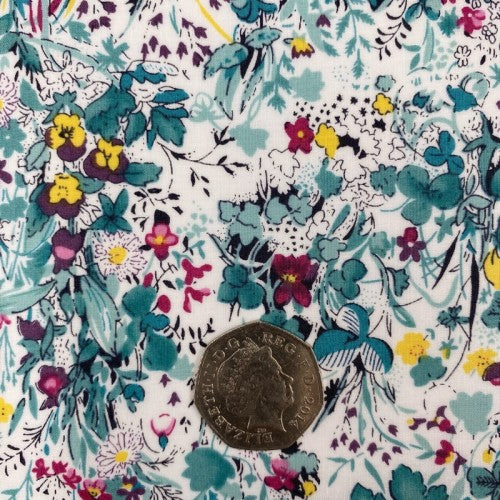 Cotton Lawn teal