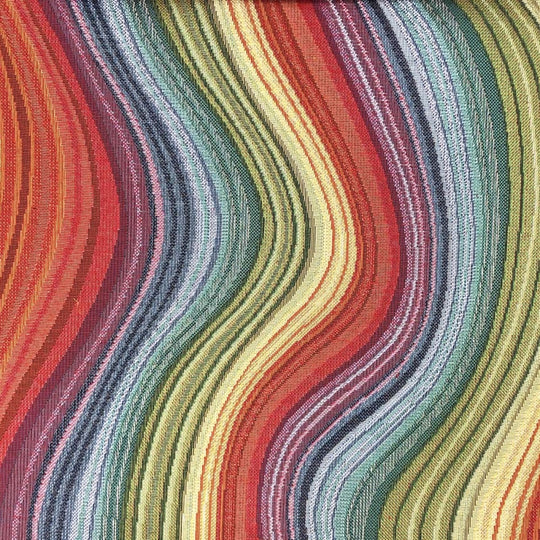 New World Tapestry fabric 140cm wide - Rainbow