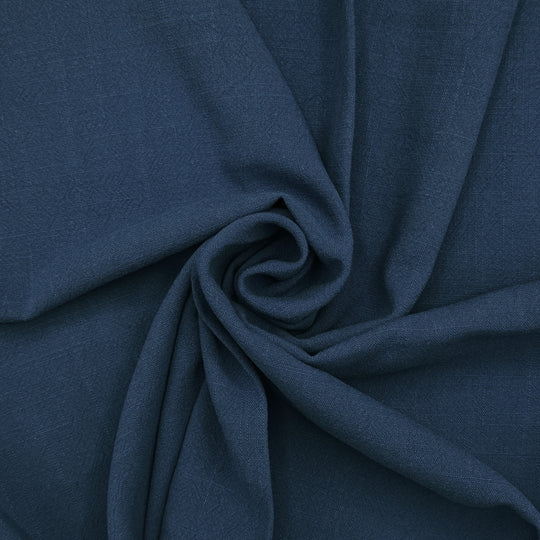 Stone Washed Linen - Prussian