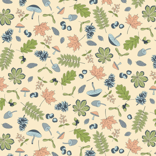 Liberty - Woodland Walk - Woodland Forage - 100% Cotton fabric