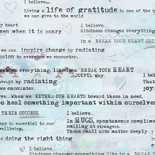 Soulshine and daydreams ; words on pale blue