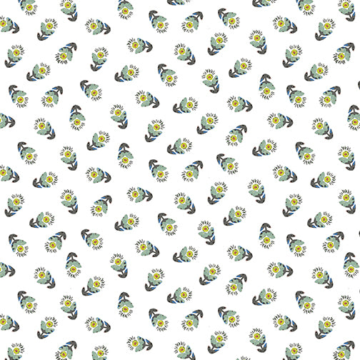 Soulshine and daydreams ; flowers on white