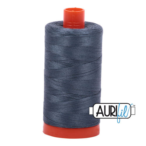 Aurifil Cotton 50 weight, 1158 Medium Grey
