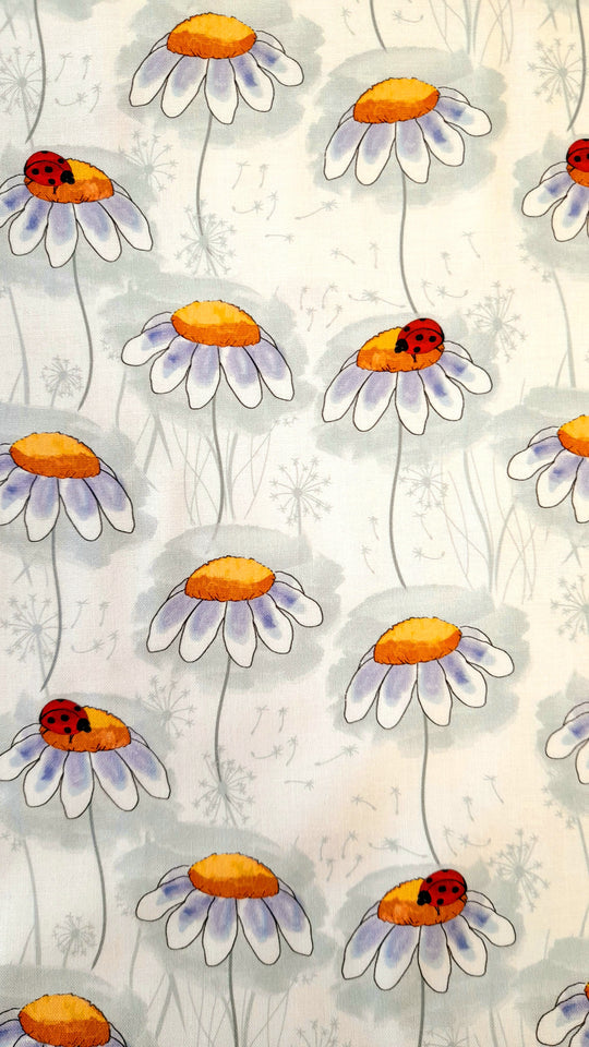 British Waterways - Wild Daisy by Make+Believe - 100% Cotton Fabric