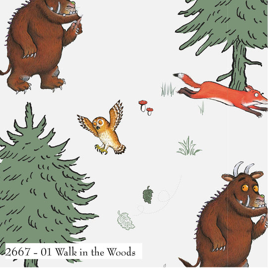 The Gruffalo on white