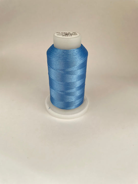 Filosilk Machine Embroidery Thread Blue 813