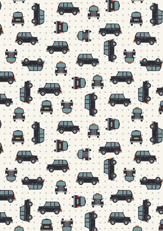 City Nights ; black cabs on  silver A292.1