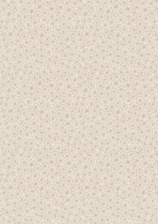 The Village Pond ; Marigold leaves on dark cream A448.1