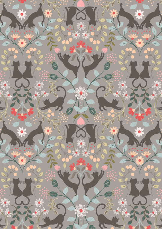 Purrfect petals ; black cats