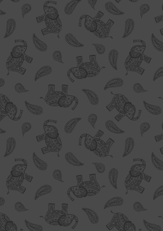 Soraya elephants on grey  A492.3