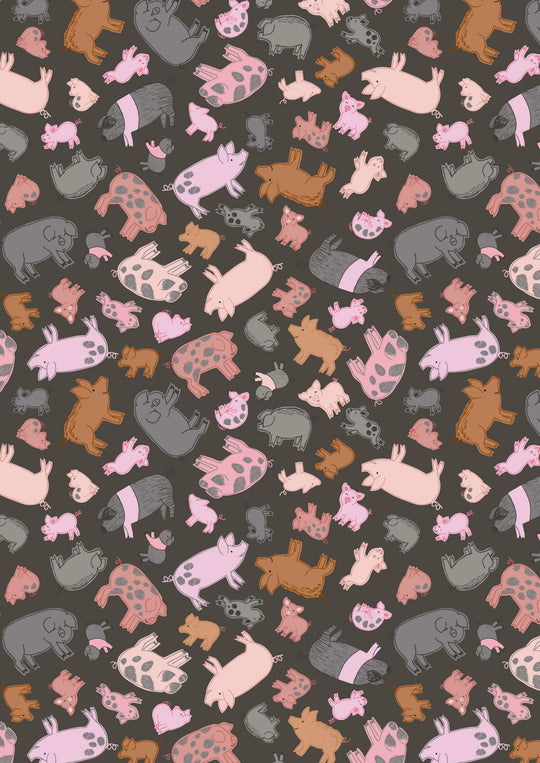 Piggy tales piggies on dark mud