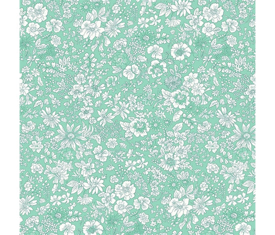 Flower Show Sunrise Emily Silhouette Mint