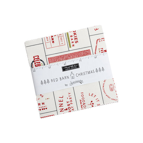 Red Barn Christmas Charm Pack